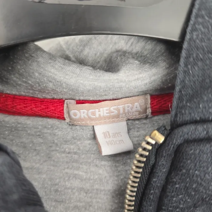 Gilet doublé zippé àcapuche - Orchestra - 10 ans - photo numéro 5