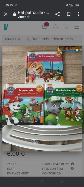 Lot livre Pat patrouille