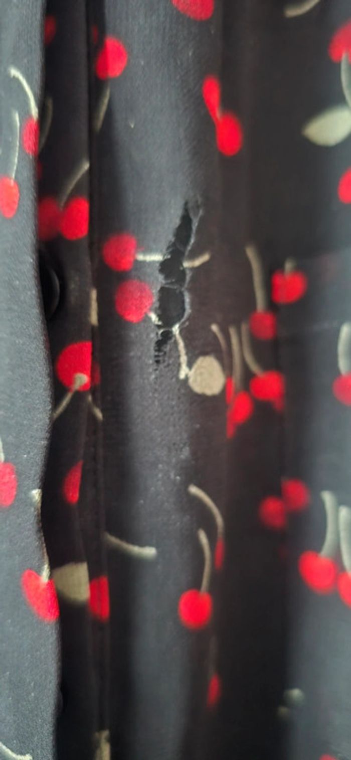 Blouse "le temps des cerises", taille XS - photo numéro 5