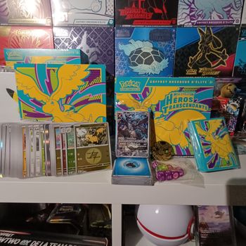 Etb pokémon me2.5 héros transcendants complet sans booster 