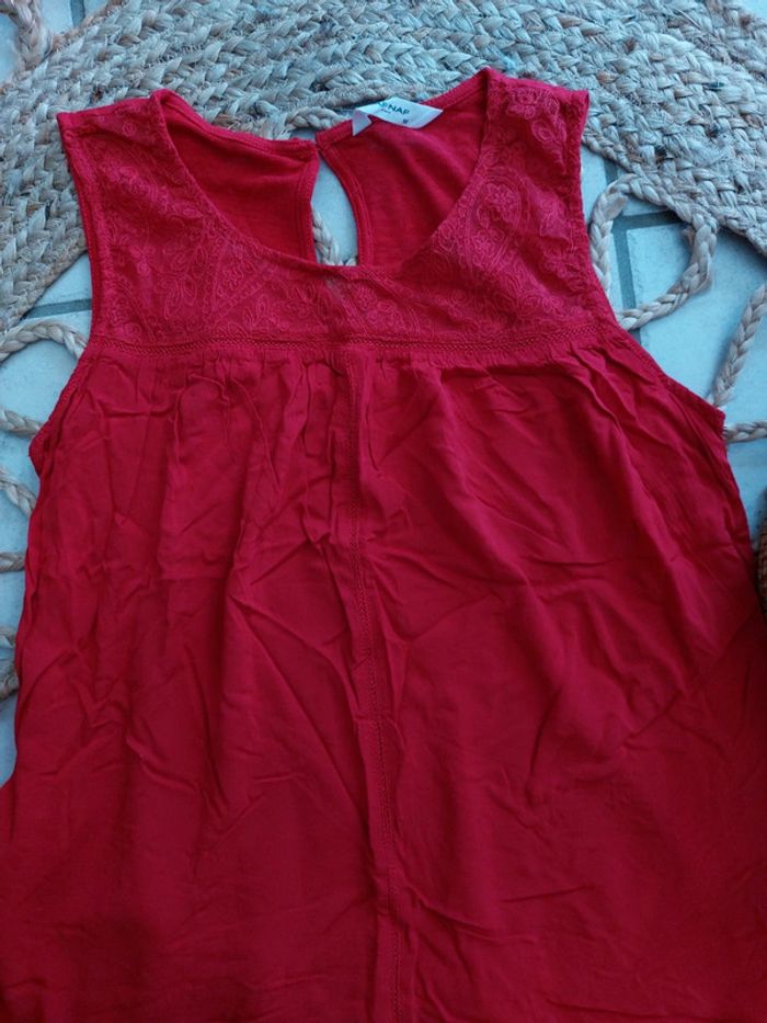 Débardeur rouge Naf Naf - photo numéro 2