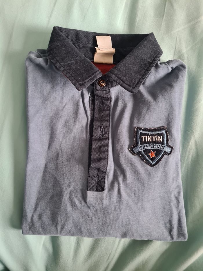 Polo manches longues Tintin