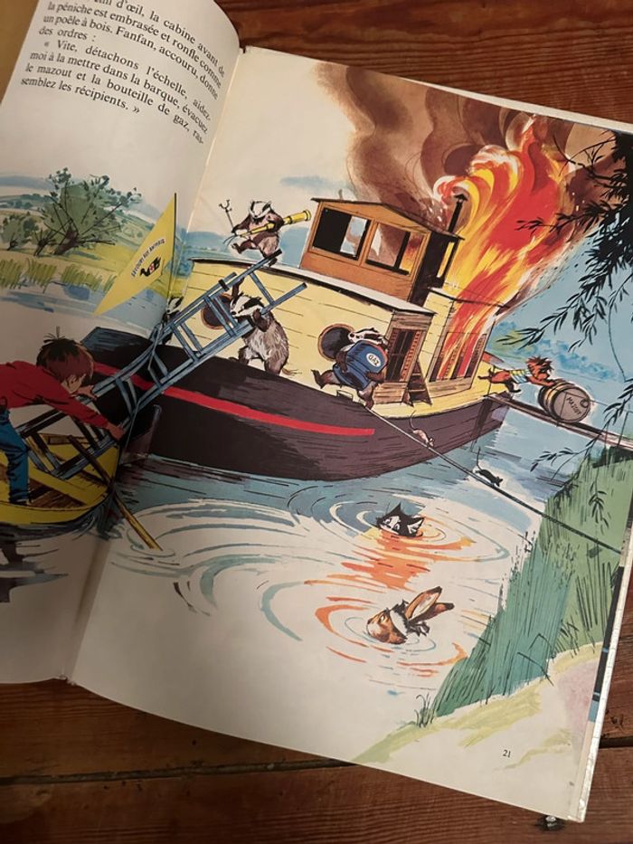 Pierre Probst Caroline - livre ancien Fanfan et la colline en feu grands albums Hachette - photo numéro 6