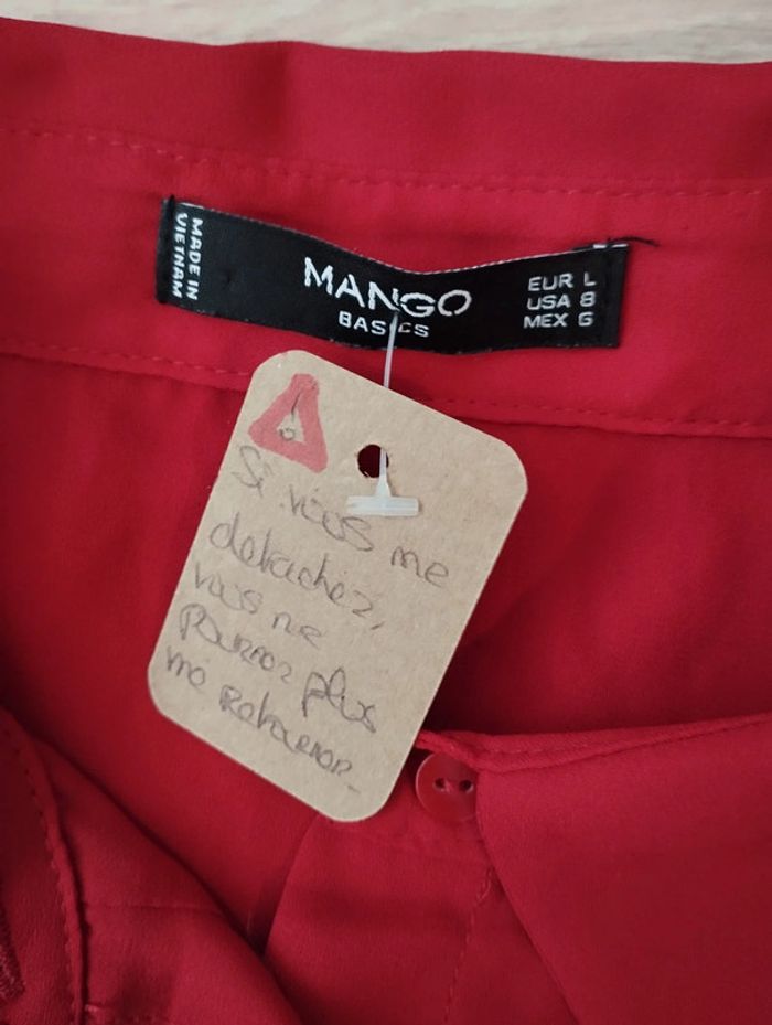 Chemise fluide Mango taille L - photo numéro 7