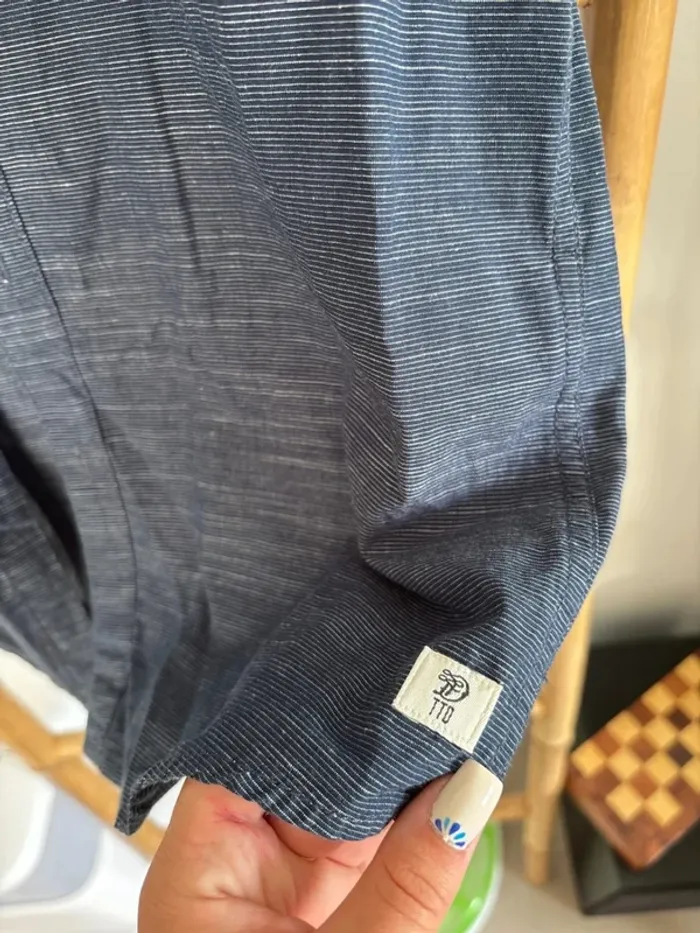 Chemisette bleu marine tom tailor taille S - photo numéro 6