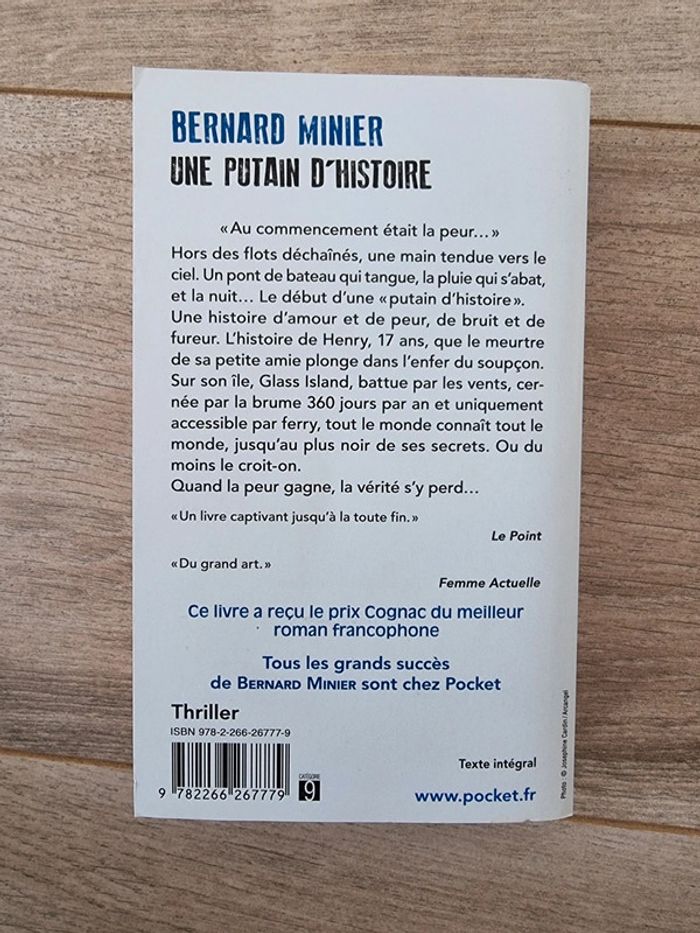 Une putain d'histoire - livre de Bernard Minier - photo numéro 2