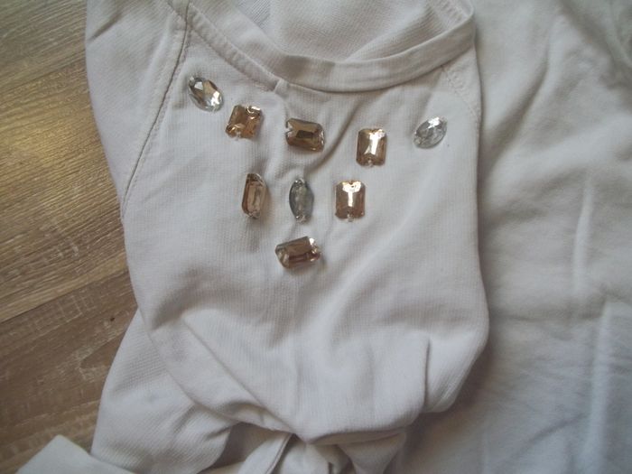 Sweat léger blanc pierreries Bilook 10 ans (Kiabi1) - photo numéro 2