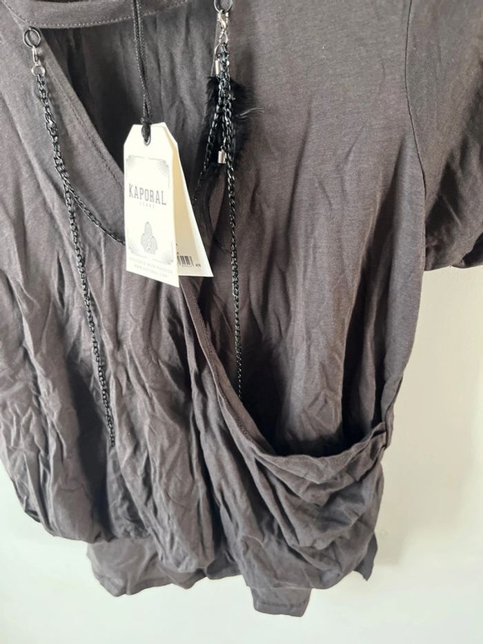 TEE shirt femme Kaporal Jeans taille xs neuf avec étiquette - photo numéro 3
