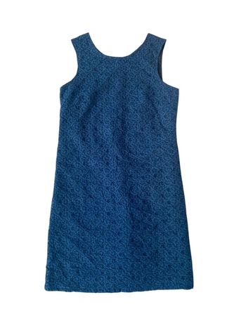 Robe en crochet bleu marine taille 40 Monoprix