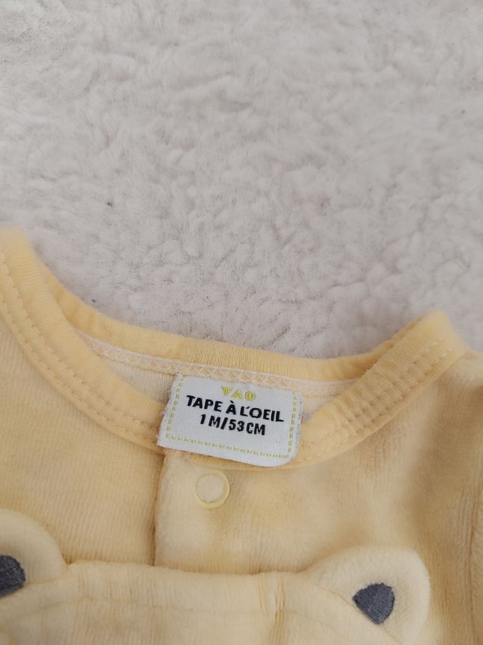 Pyjama jaune 1M - photo numéro 3