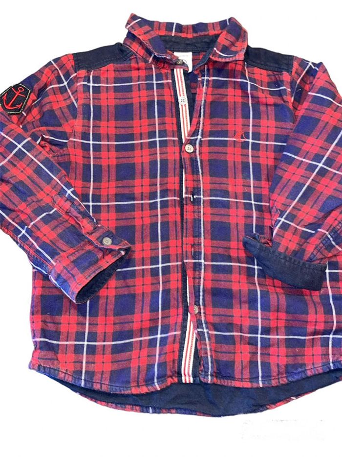 Chemise épaisse#petit bateau #taille 4 ans