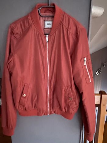 Blouson bombers corail