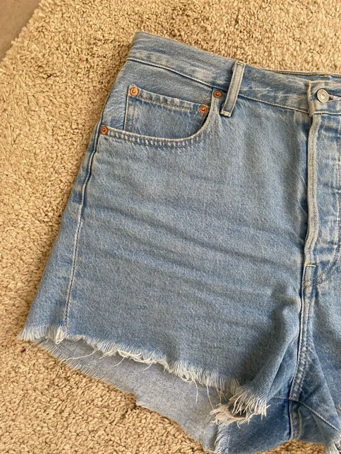 Ribcage short en jean bleu Levi’s - photo numéro 3