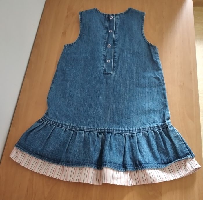 Robe sans manches en jeans 2 ans fille Kimbaloo - photo numéro 4