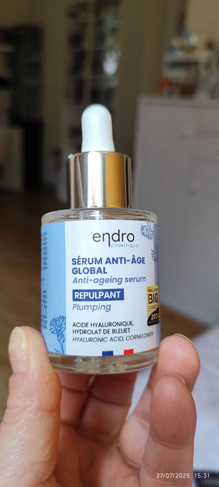 Endro Sérum Anti-Âge Global
Repulpant 30 ml