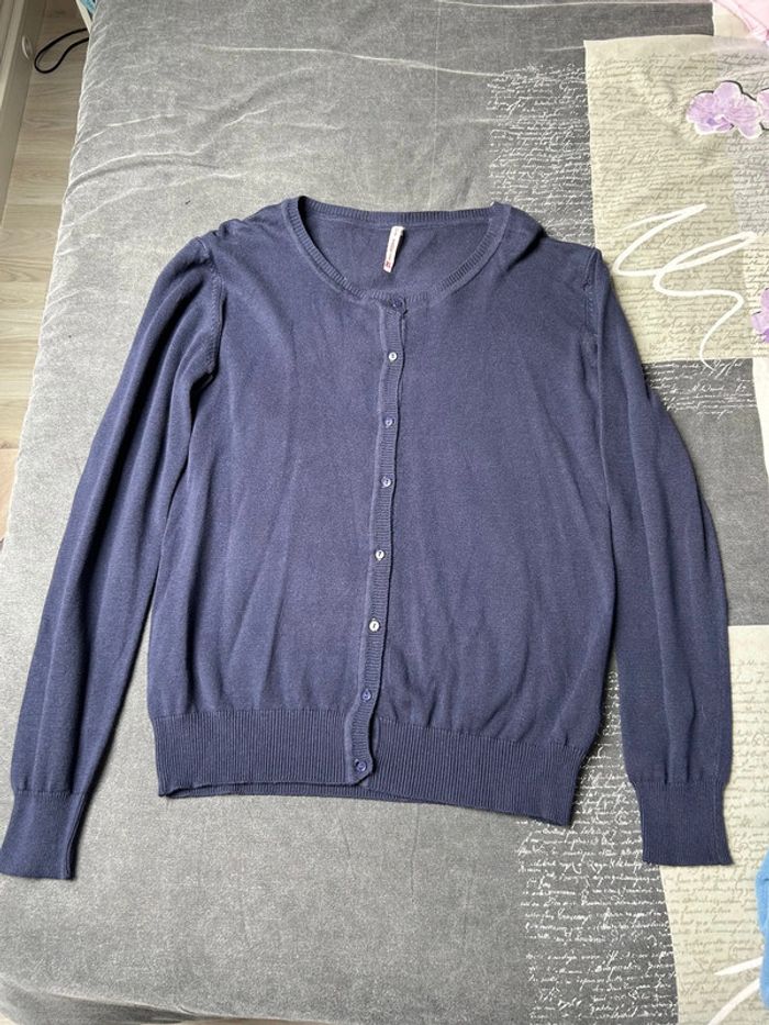 Gilet bleu marine