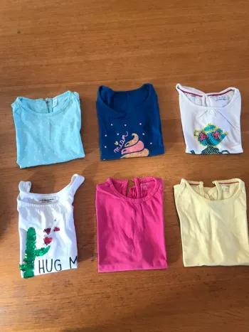 Lot 6 t-shirt manches courtes 3 ans