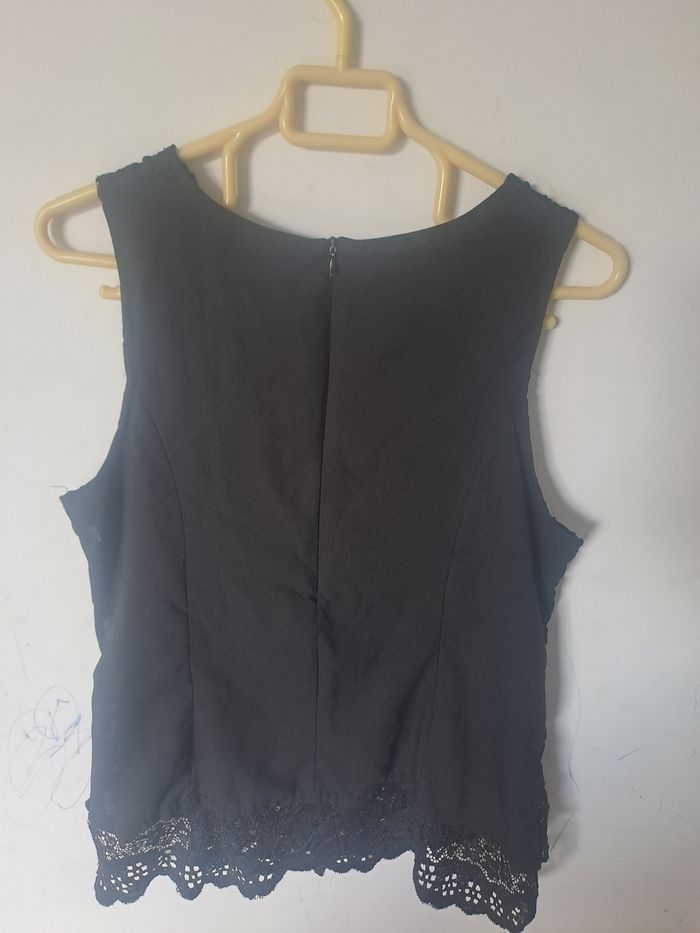 Blouse noir brodé Marque Sample Text - photo numéro 7
