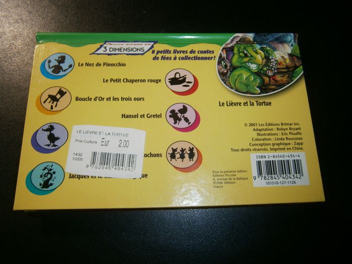 Livre le lièvre et la tortue en 3D - photo numéro 4