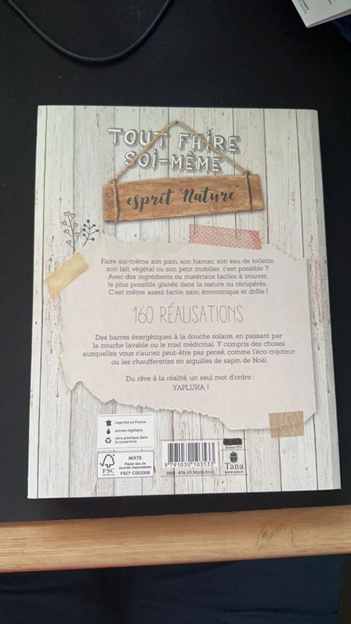 Livre - Tout Faire Soi Même Esprit Nature - photo numéro 2