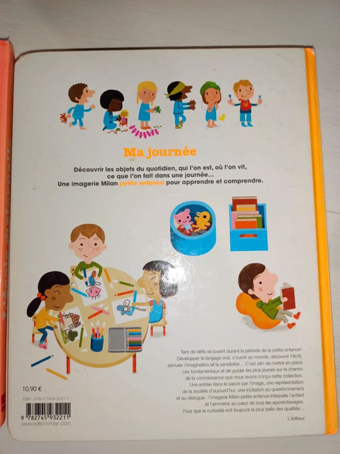 Lot 2 livres l'imagerie milan la petite enfance - photo numéro 9