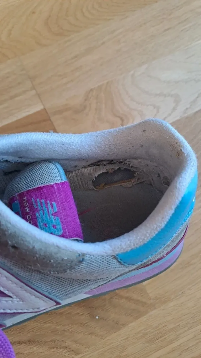 Basket New Balance bleu et mauve 40.5 - photo numéro 5