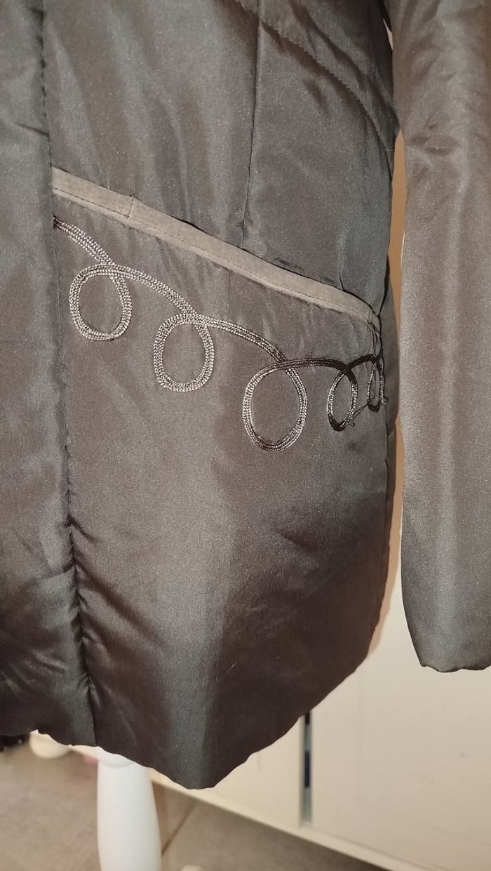 Veste matelassée marron Claire d'Orane - photo numéro 2