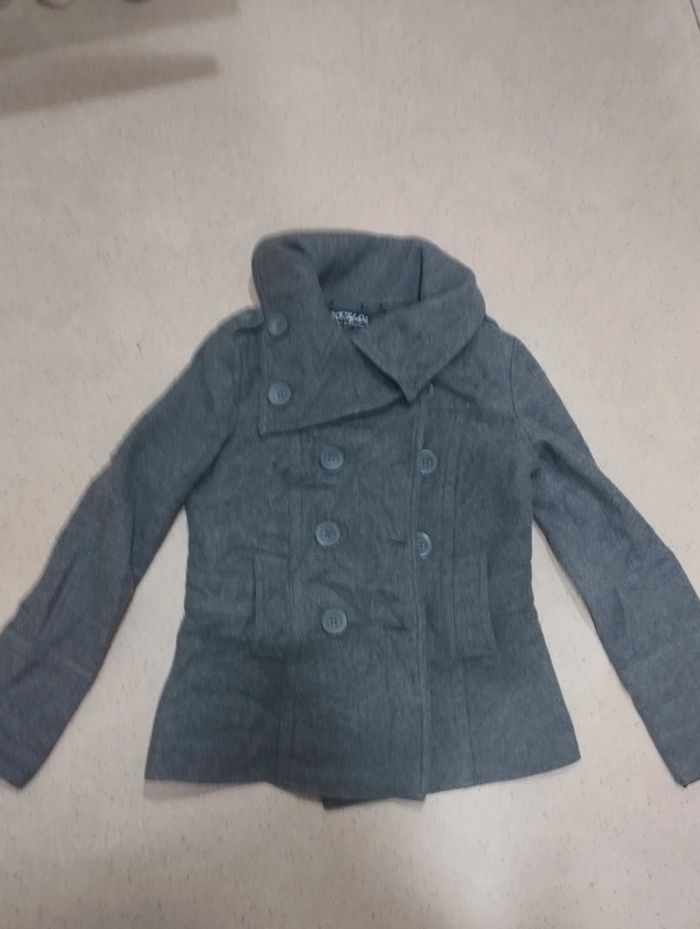 Manteau veste grise taille L femme