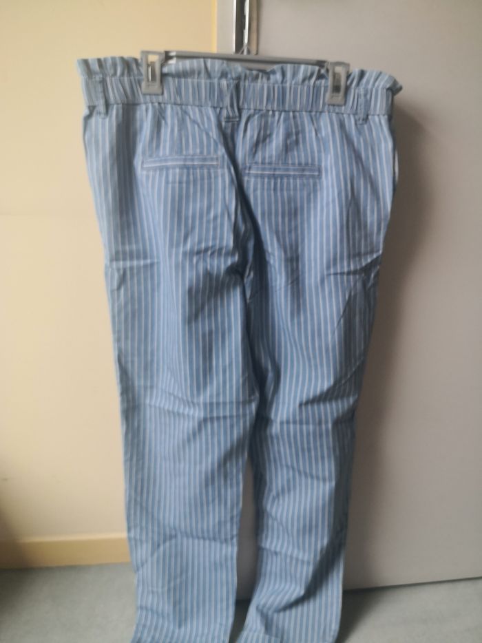 Pantalon bleu blanc - photo numéro 2