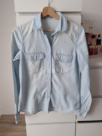 Chemise bleue pimkie