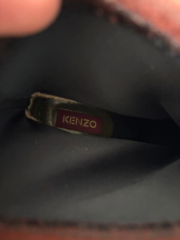 Bottines Kenzo Laine et Cuir Couleur Carmin T.40 - photo numéro 8