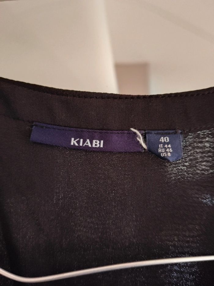 Robe Kiabi noire 40 avec petit voile - photo numéro 3