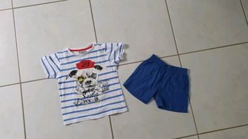 Ensemble été garçon 5/6 ans ch3