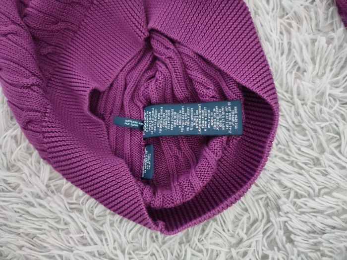 Pull Ralph Lauren Femme torsadé excellent état  taille M  100% coton - photo numéro 5