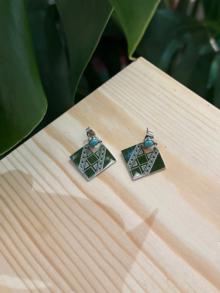 Boucles d’oreilles argentées 🐚 - photo numéro 2