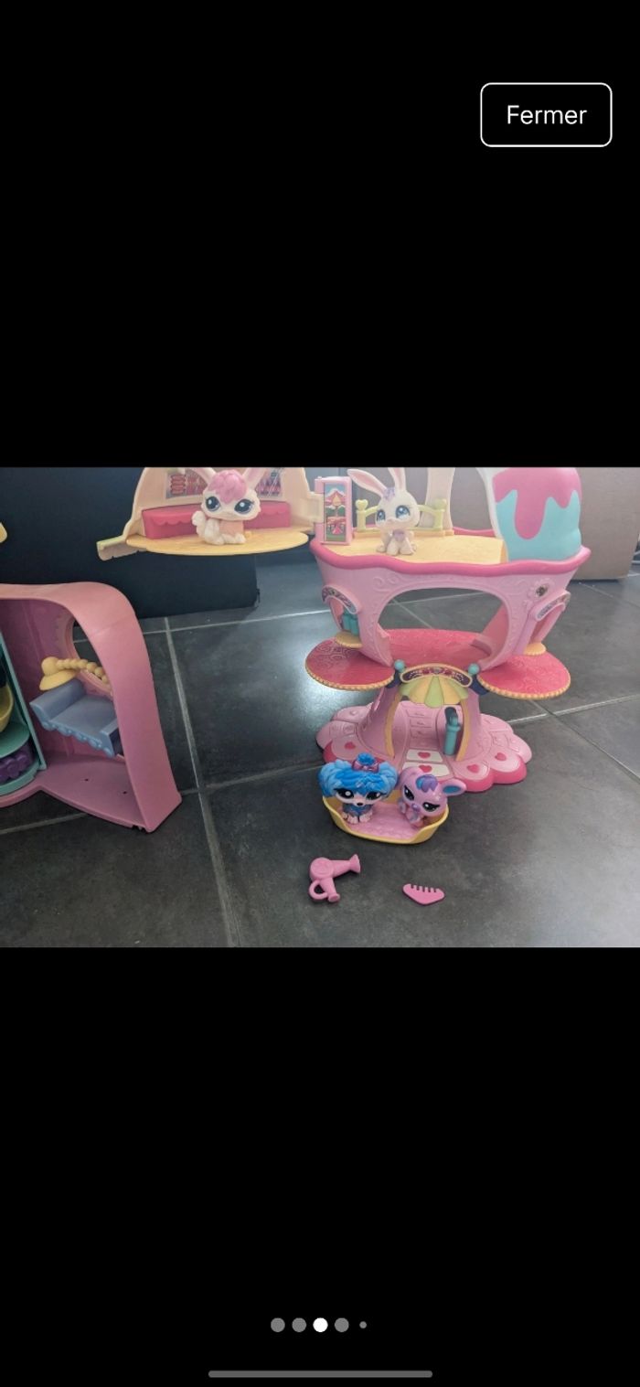 Lot Pet Shop avec 2 maisons et 6 animaux - photo numéro 5