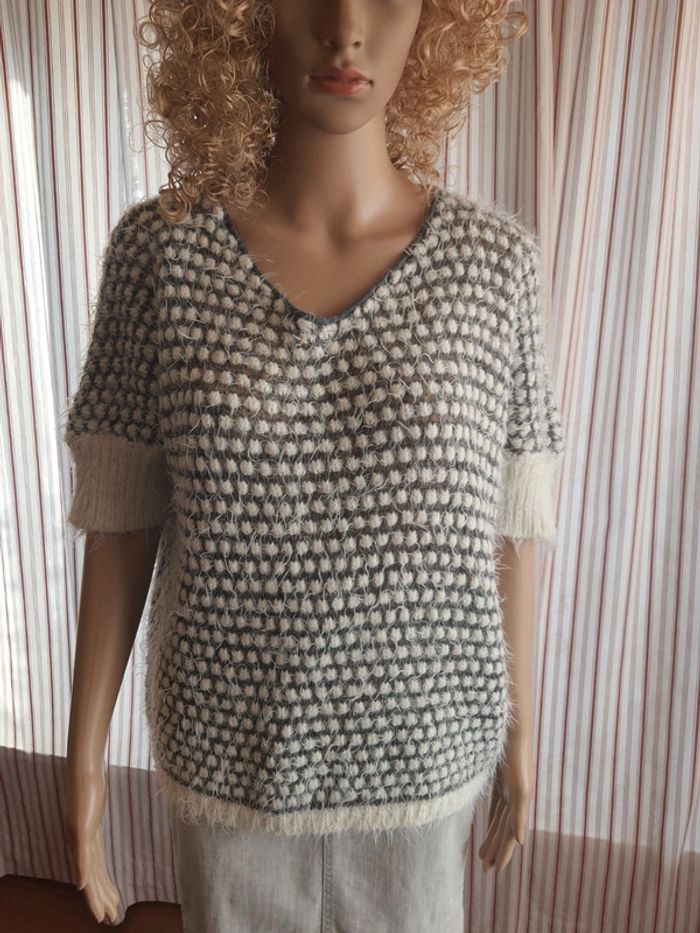 Pull manches courtes Comma, taille fr 38