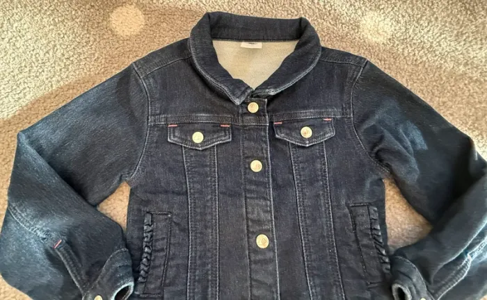 Petit Bateau - Veste Jean Brut Taille 4 ans/104 cm - photo numéro 2