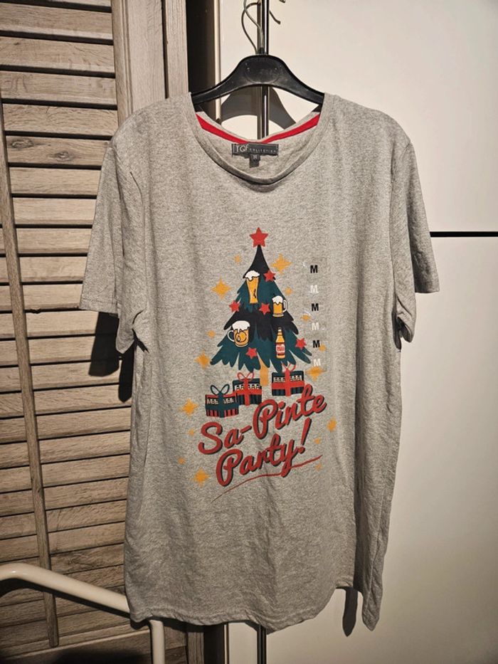 Tee-shirt "Sa-Pinte Party" courte manche taille M TQF neuf