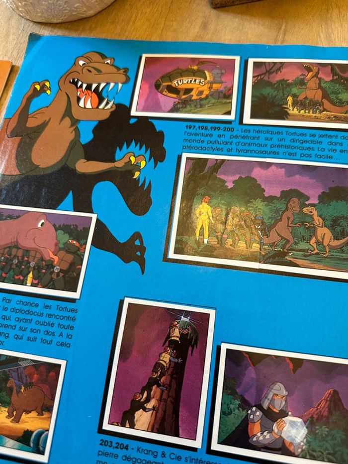 Album images Panini complet ancien Les Tortues Ninja stickers autocollants - photo numéro 11