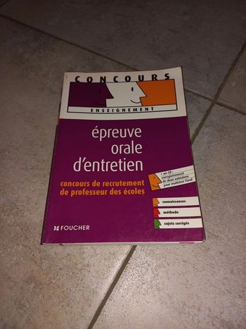 Manuel de préparation au crpe épreuve orale d'entretien