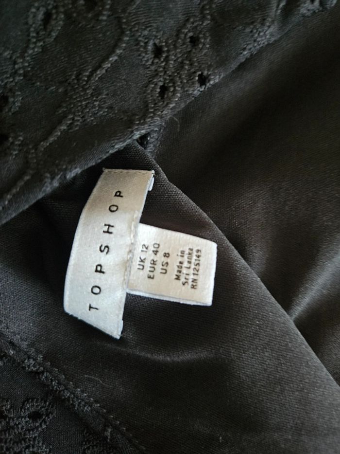 Robe dos nu broderie anglaise Topshop - photo numéro 6