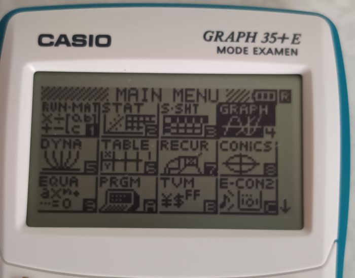 Casio Graph 35+ E Calculatrice graphique USB avec mode examen emballage original - photo numéro 4