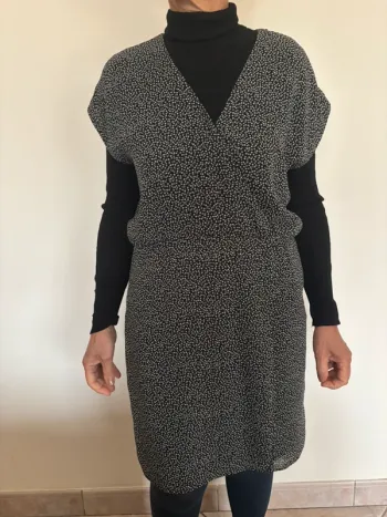 robe camaïeu à pois taille 40