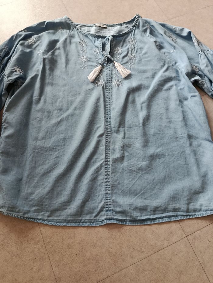 Blouse en jean - photo numéro 2