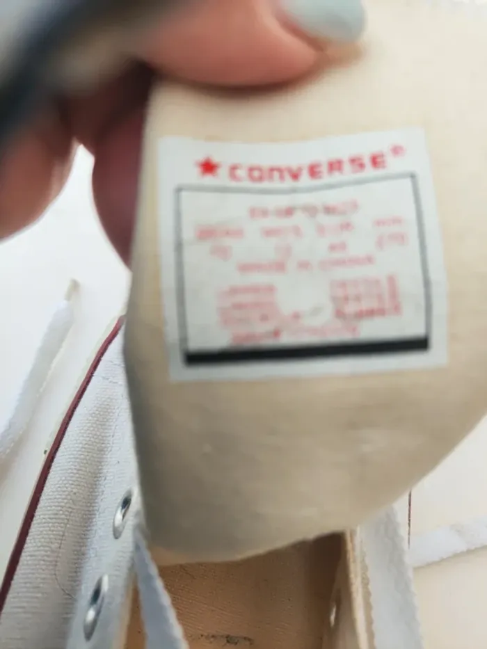 Basket converse blanche taille 44 - photo numéro 10