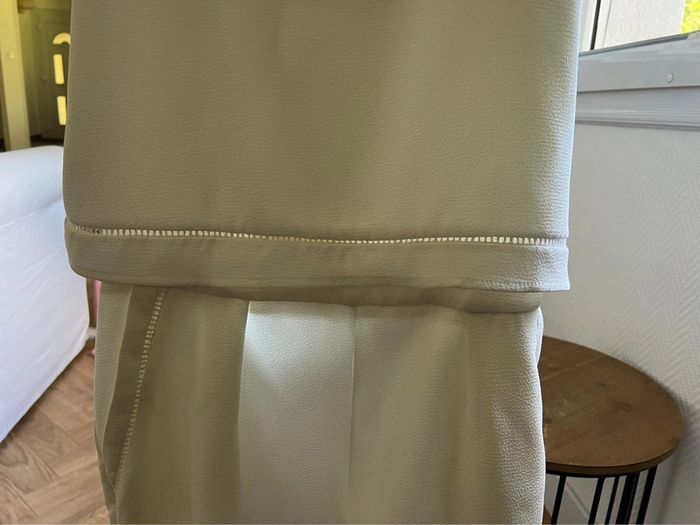Combinaison short blanche marque opulence femme 36 - photo numéro 3