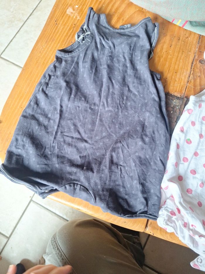 Lot de 2 combi short tissus - photo numéro 4