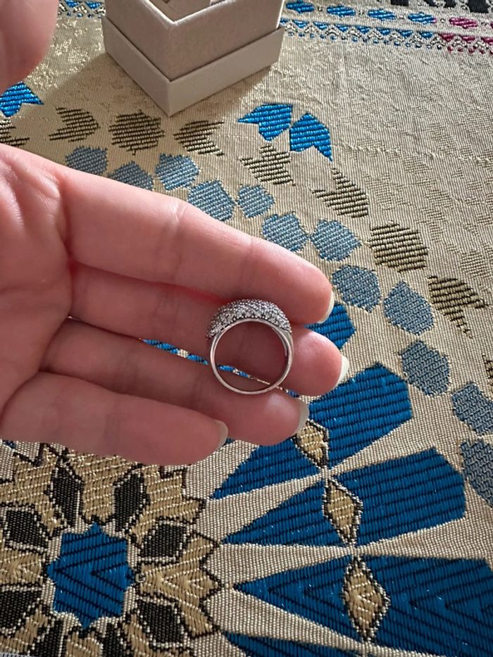 Bague en argent 925/1000ème taille 52 - photo numéro 4