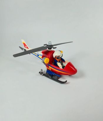 Playmobil Hélicoptère de pompier